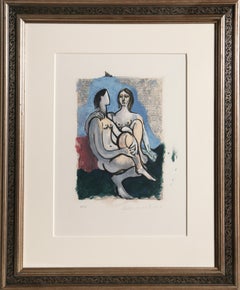 La Couple, moderne Lithographie von Pablo Picasso