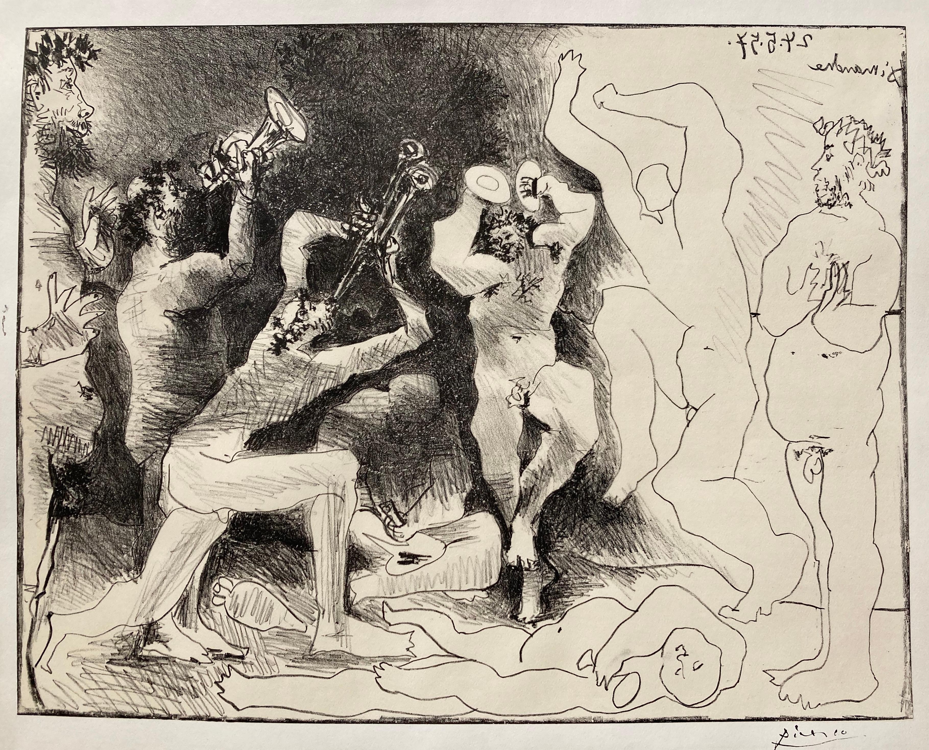 Pablo Picasso Figurative Print - LA DANCE DES FAUNES