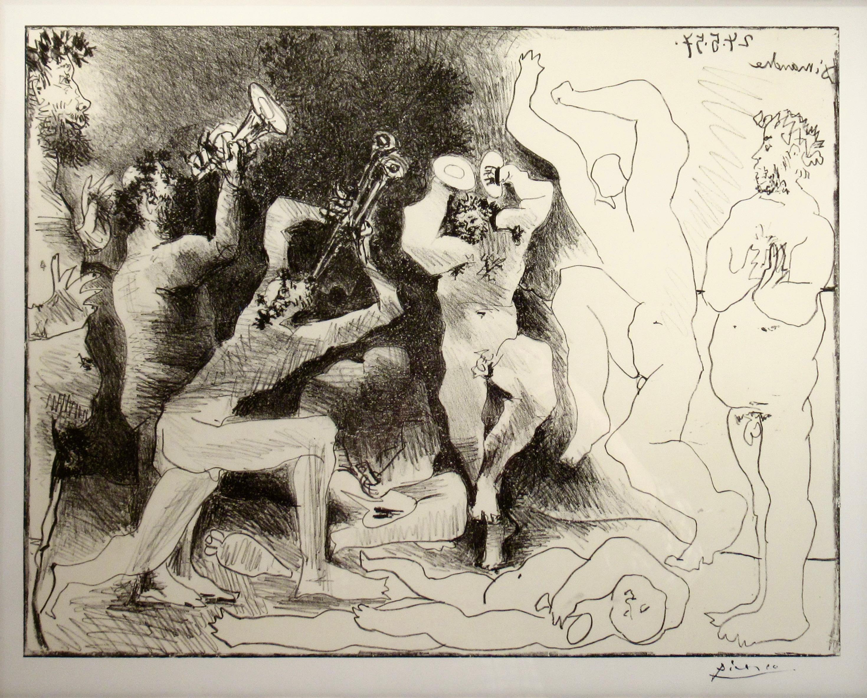 La Danse des Faunes - Print by Pablo Picasso