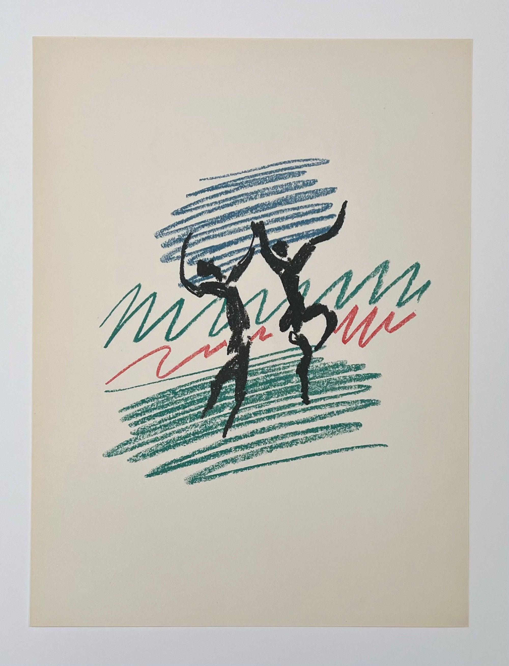 La Danse, frontispiece from Picasso Lithographe III  - Modern Print by Pablo Picasso