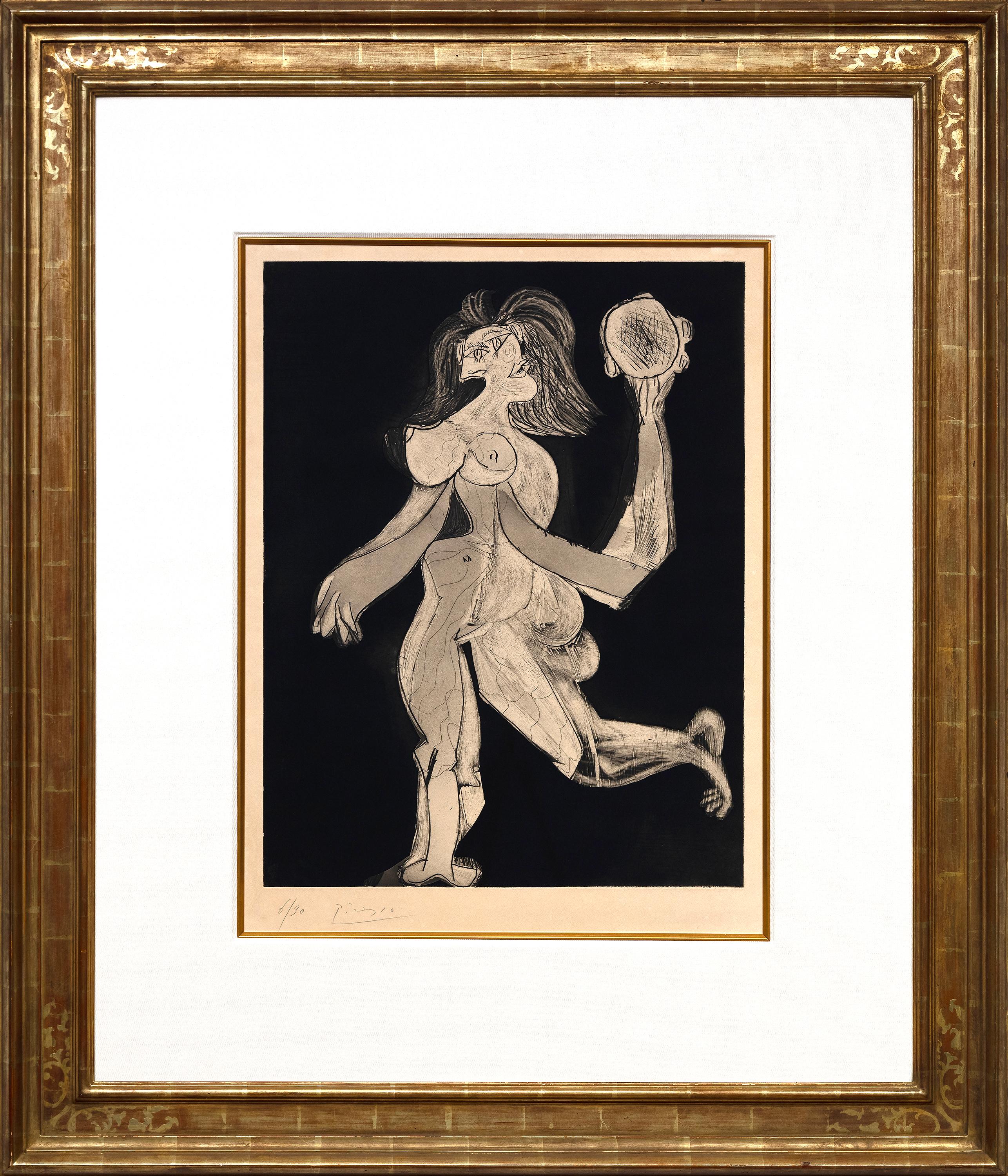 La femme au tambourin - Print by Pablo Picasso