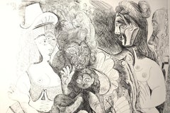 La Fête de la Patronne - Gravure de Pablo Picasso - 1971