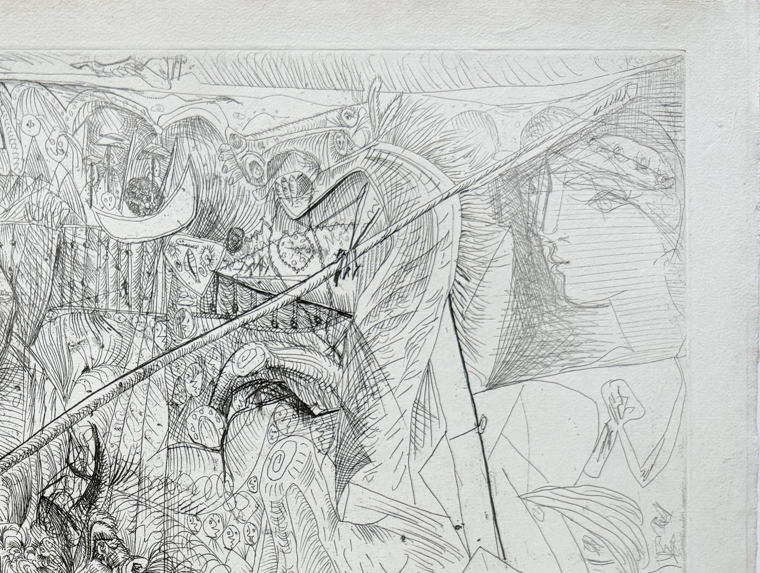 La Grande Corrida (Moderne), Print, von Pablo Picasso