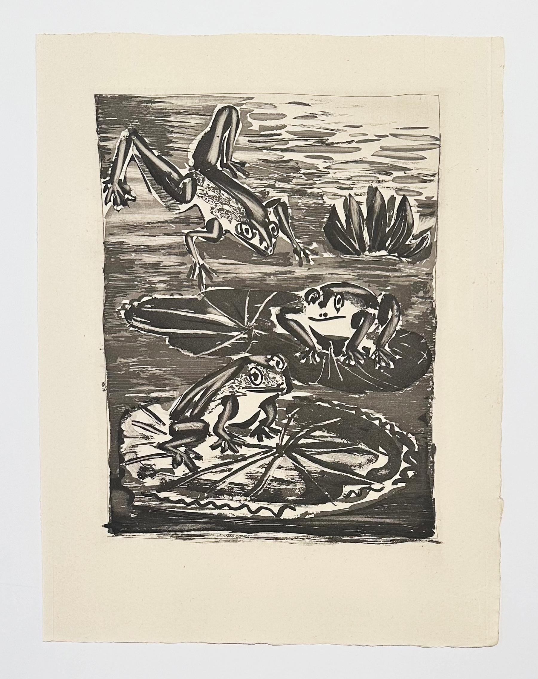La Grenouille (La rana), de l'Histoire Naturelle de Buffon - Print de Pablo Picasso