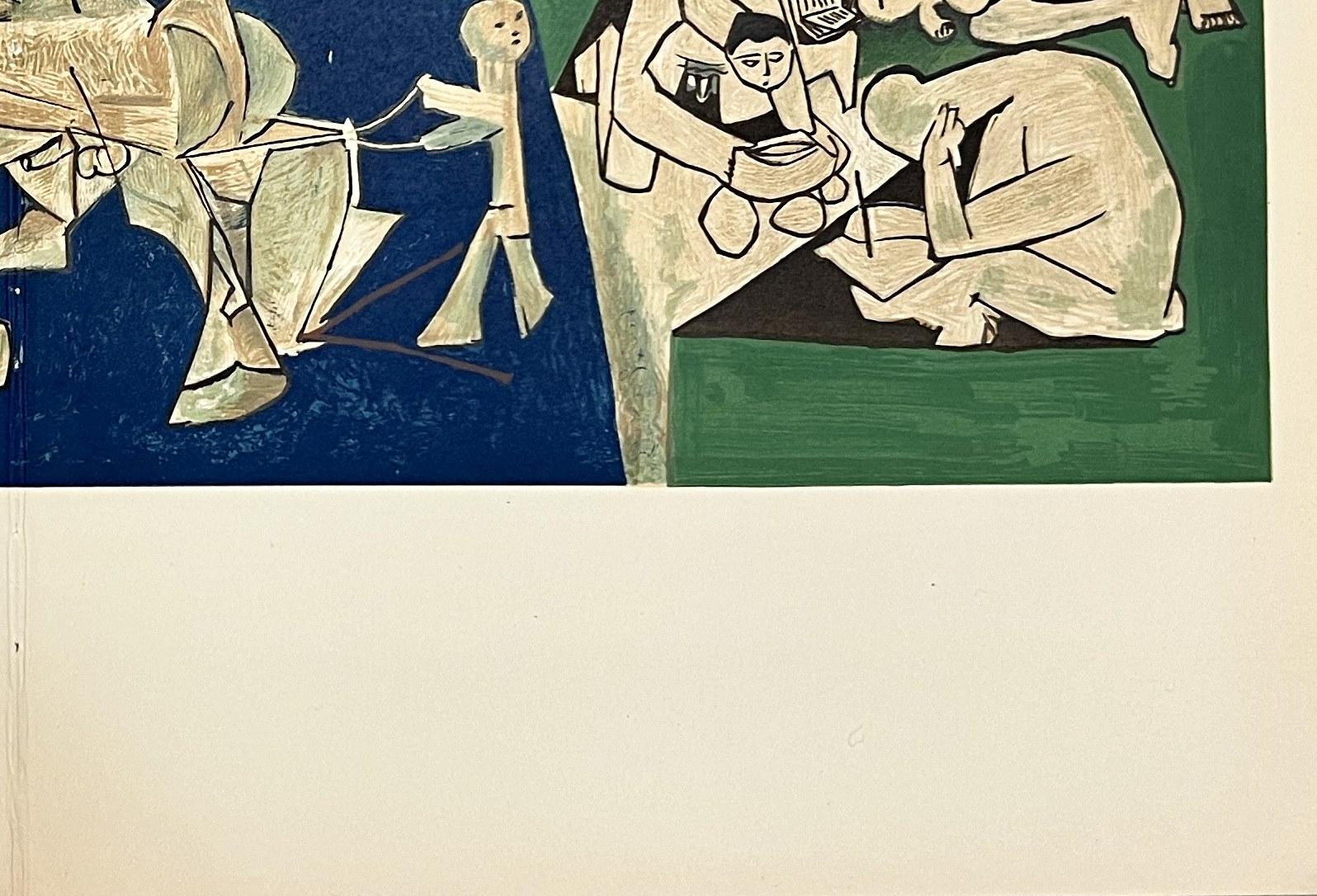 Pablo Picasso (1881-1973) - La Guerre et la Paix

Lithograph from 1954.

Dimensions of work: 53 x 35.5 cm.

Publisher: Éditions Cercle d'Art, Paris.

Each copy of this Lithograph was published with foldings..

The work is in Excellent condition.