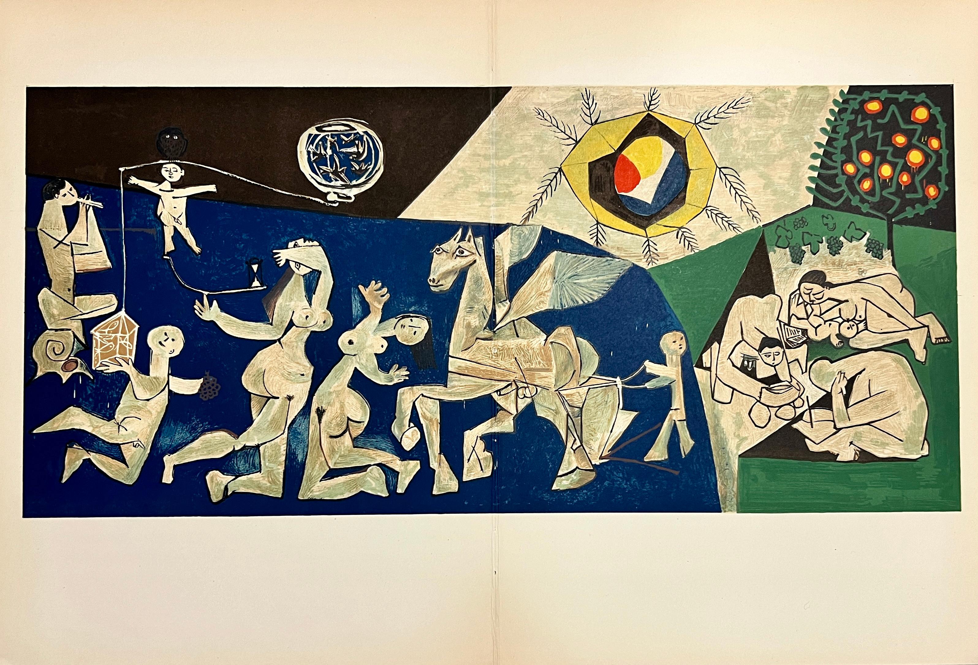 Pablo Picasso Figurative Print - La Guerre et la Paix