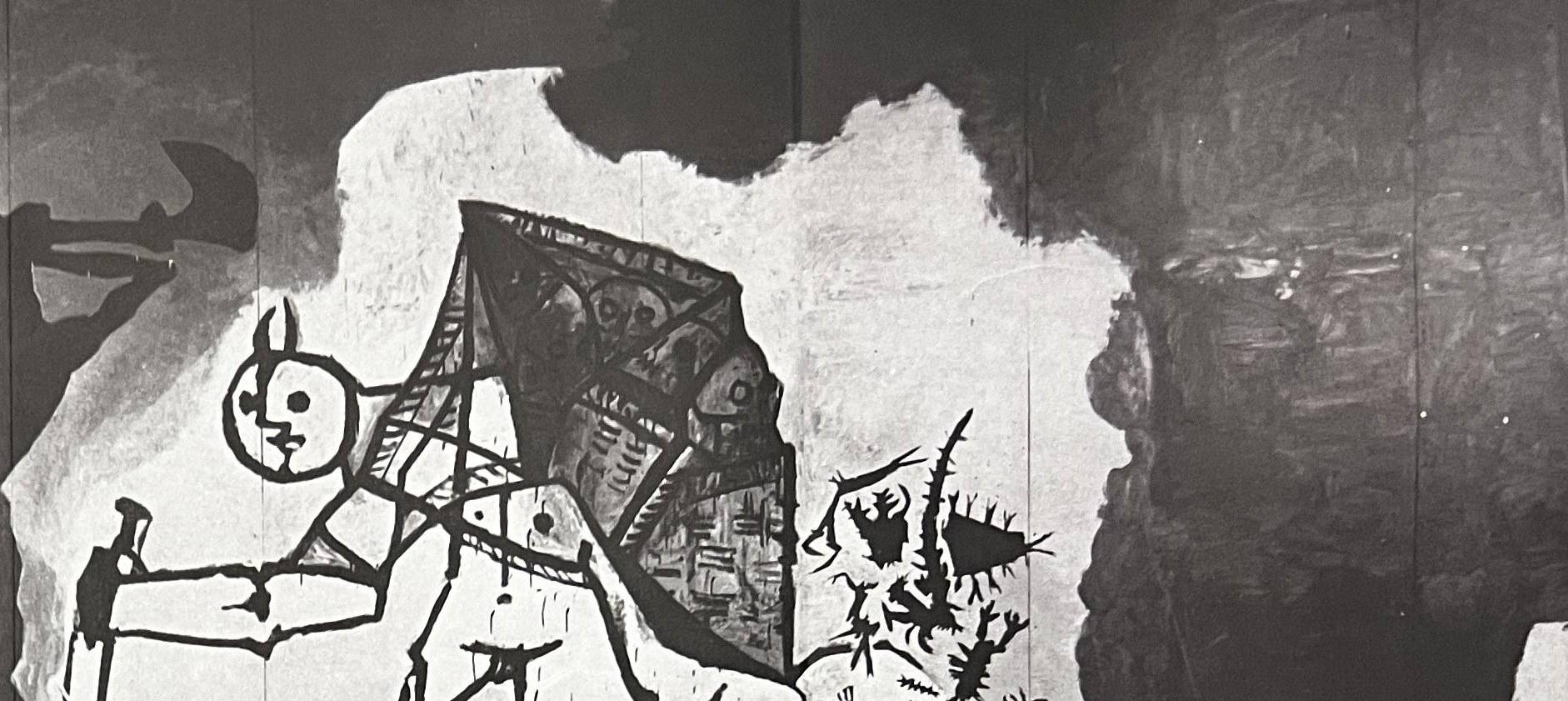 La Guerre et la Paix Rouge Collotype, Collotyp (Moderne), Print, von Pablo Picasso