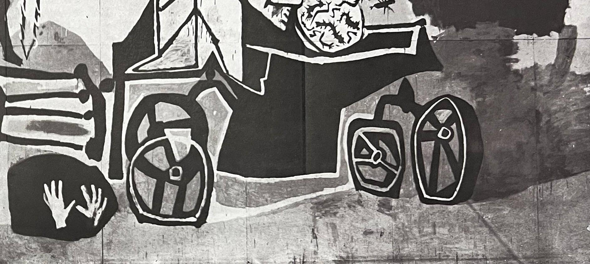 Pablo Picasso (1881-1973) - La Guerre et la Paix Rouge Lichtdruck

Lithographie von 1954.

Abmessungen des Werks: 78 x 35,5 cm.

Herausgeber: Éditions Cercle d'Art, Paris.

Jedes Exemplar dieser Lithographie wurde mit Foldes veröffentlicht.

Das