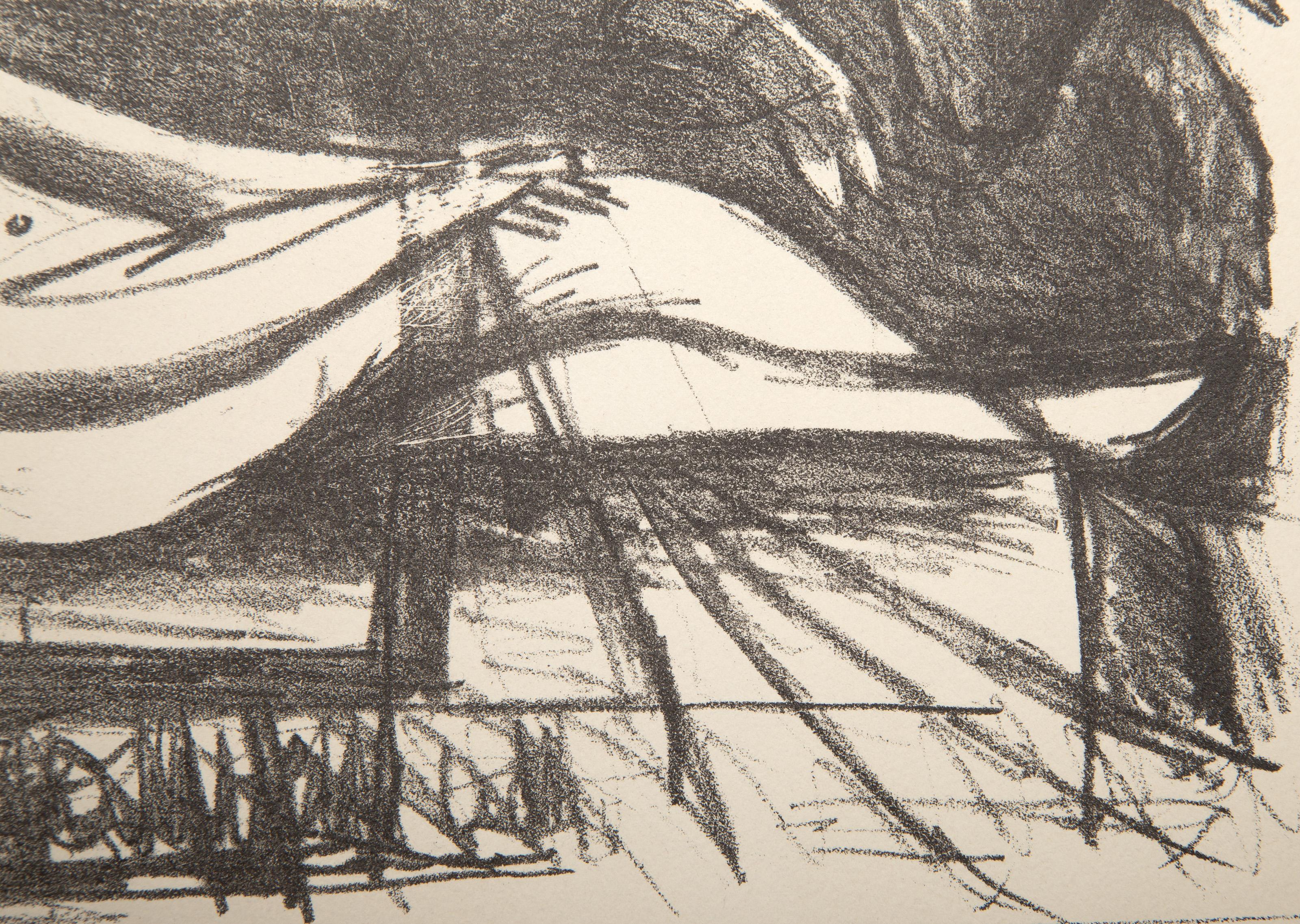 La Peintre Et Son Modele (B 98), Lithograph by Pablo Picasso For Sale 4