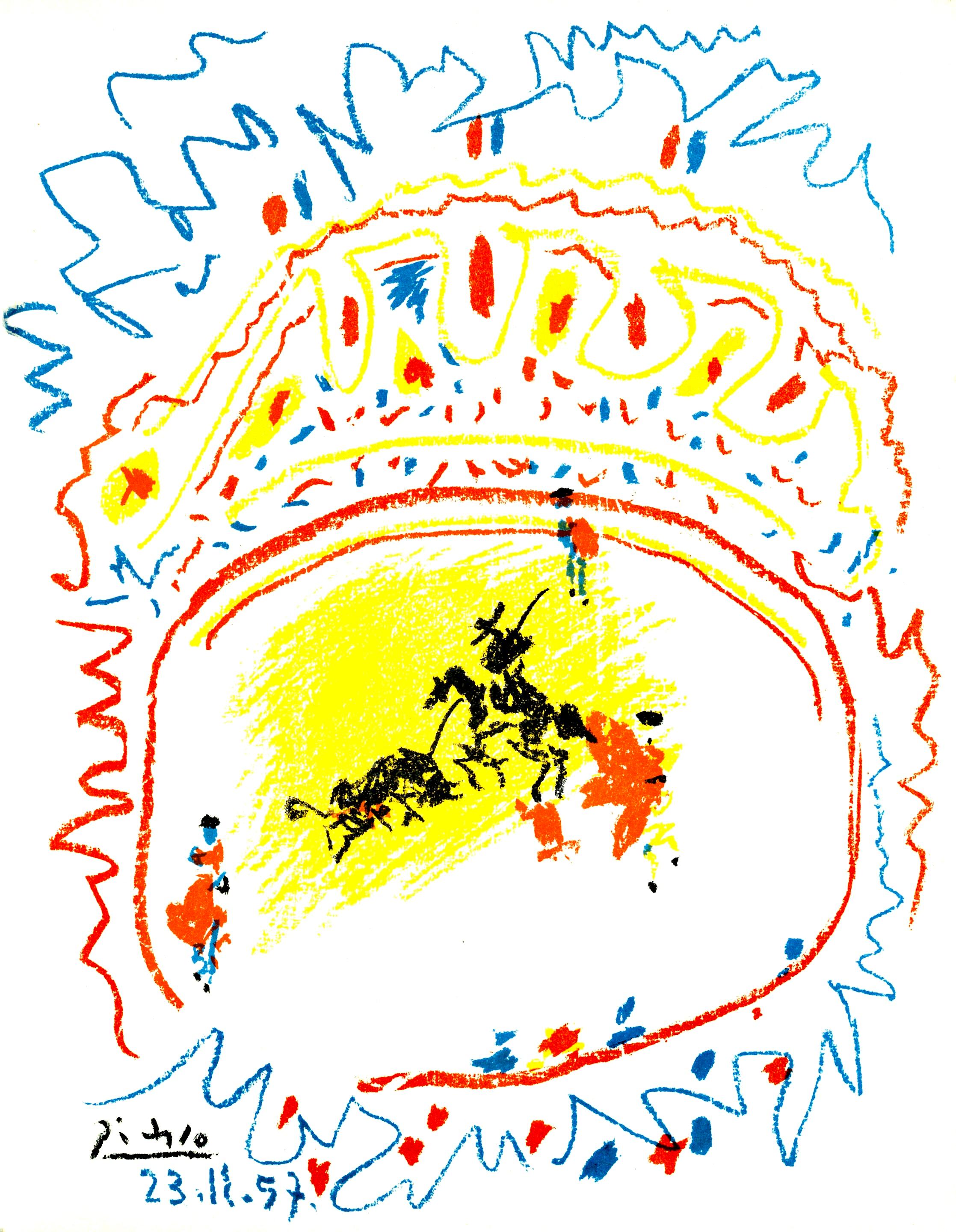 La Petite Corrida (Bloch 839; Cramer 92; Mourlot 302), XXe siècle - Print by Pablo Picasso