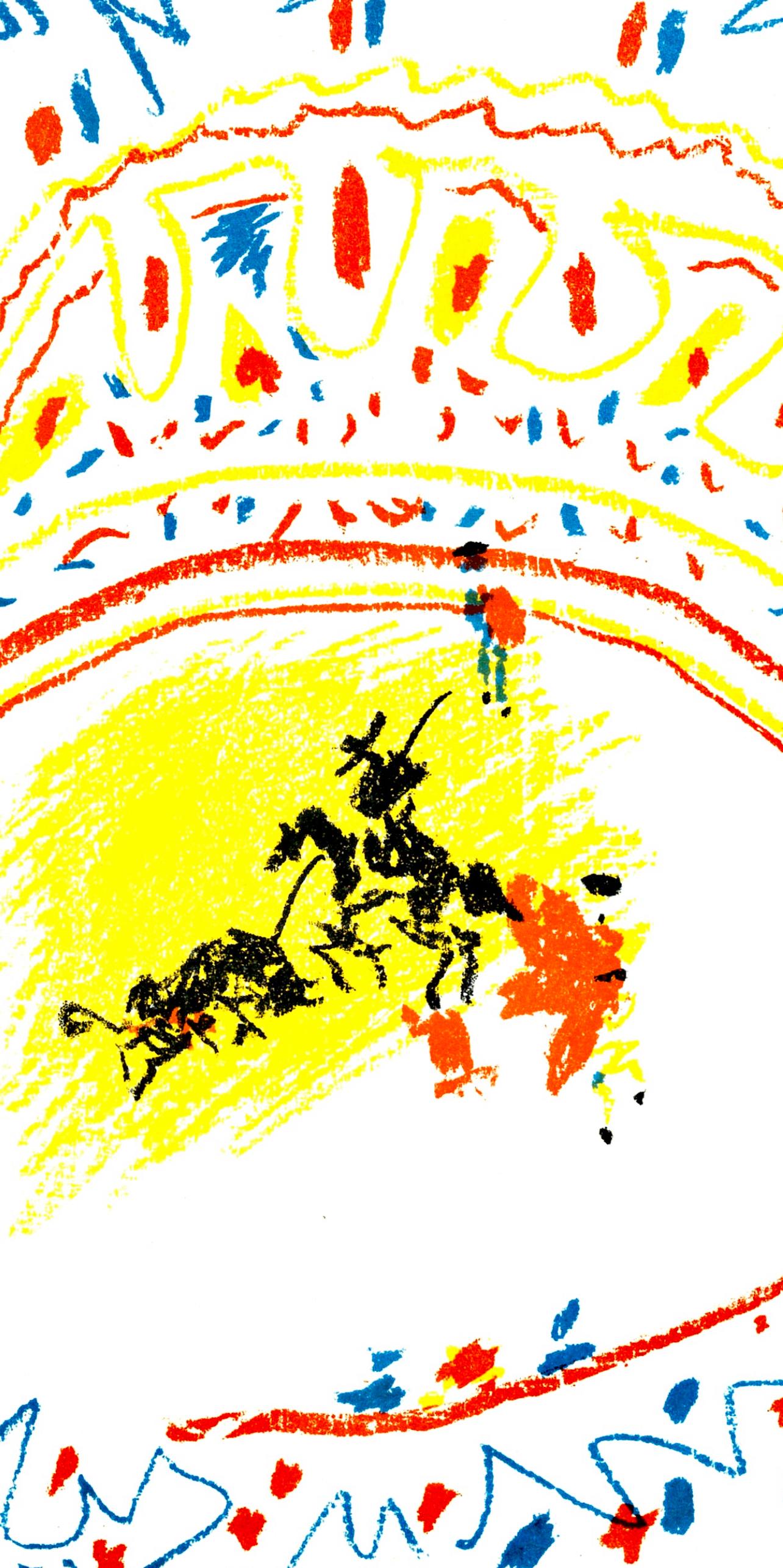 La Petite Corrida (Bloch 839; Cramer 92; Mourlot 302), XXe siècle - Cubist Print by Pablo Picasso