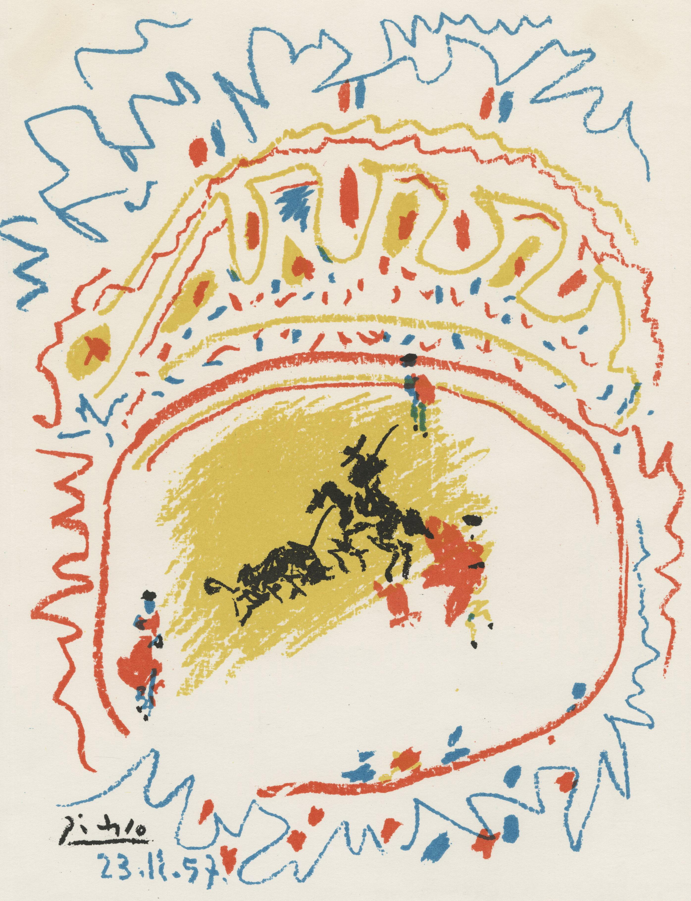 La Petite Corrida (The Little Bullfight) - Print by Pablo Picasso