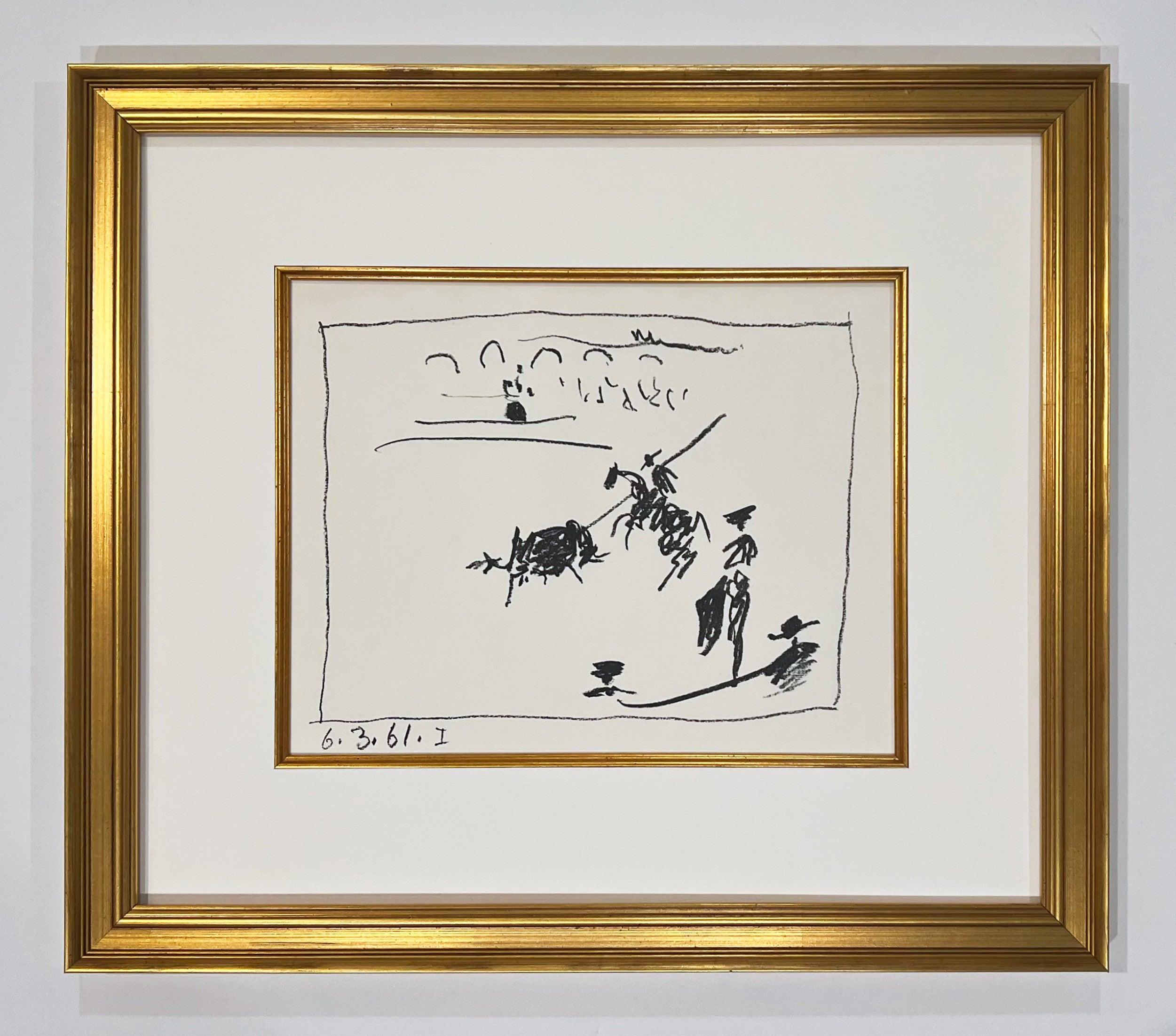 La Pique (I), de A Los Toros Avec Picasso - Print de Pablo Picasso