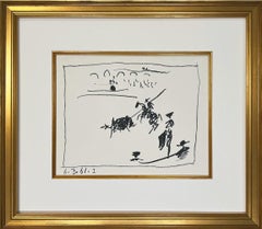 La Pique, Original-Lithographie von Pablo Picasso, 1961, 31x25 cm, ausgezeichnet