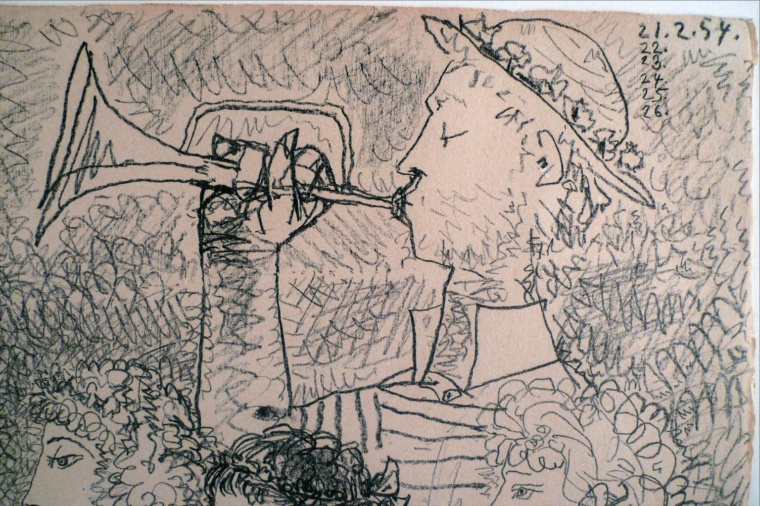 PABLO PICASSO
Spanish, 1881 - 1973
La Répétition (B. 756; M. 252)
signed in black ink 
