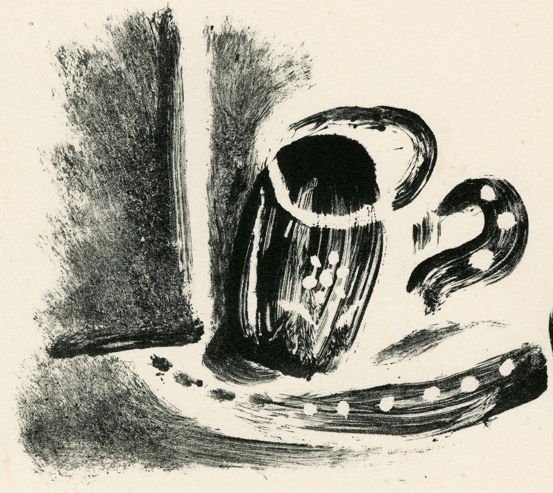 La Tasse et la Pomme (La Taza y la Manzana) - Print de Pablo Picasso