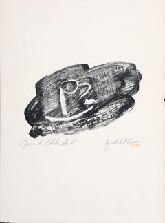La Tasse Noire, Cubist Lithograph by Pablo Picasso