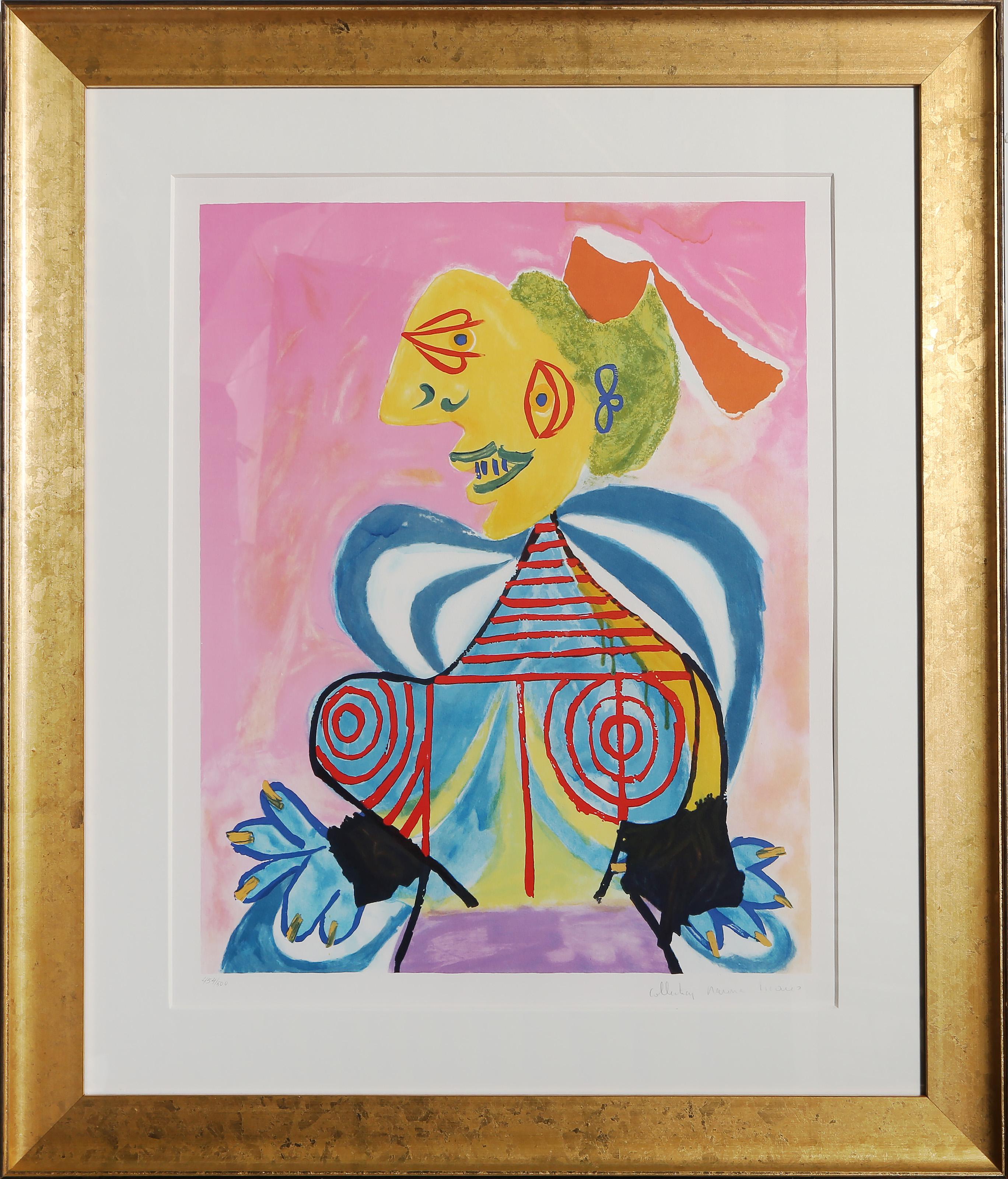 L'Arlesienne, litografia cubista di Pablo Picasso (after) Pablo Picasso