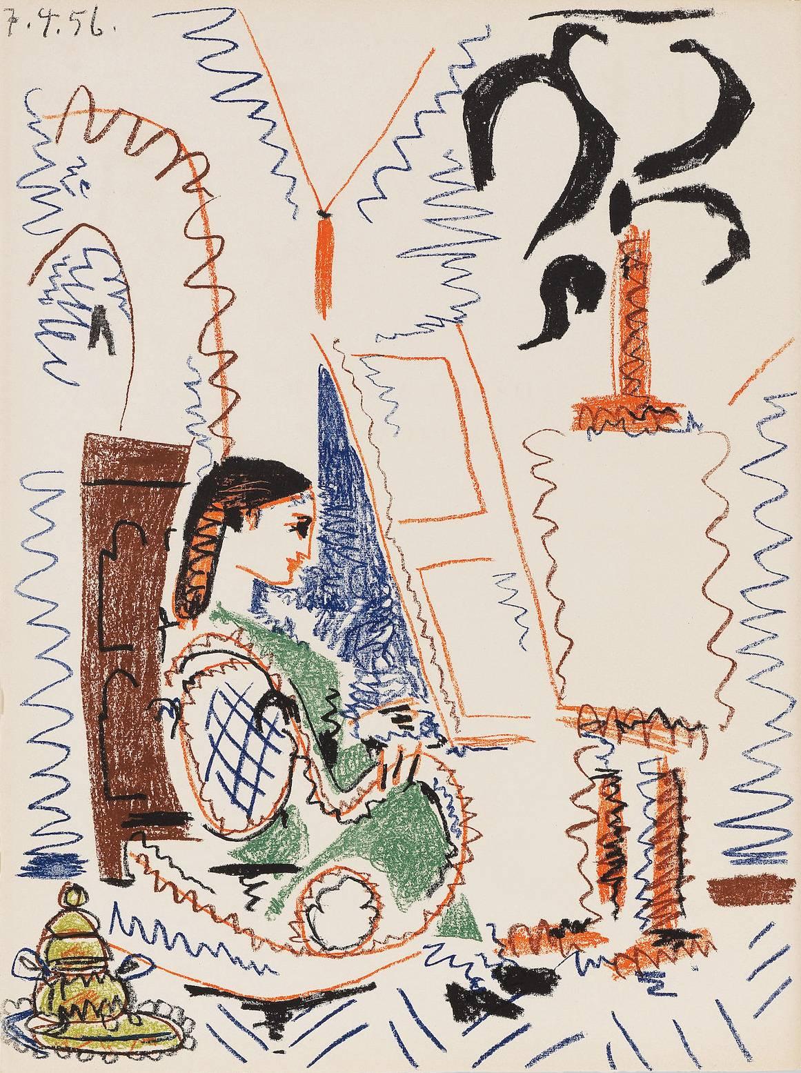 L'atelier de Cannes (le premier état) - Print de Pablo Picasso