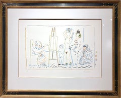 Pablo Picasso, L'Atelier du vieux peintre