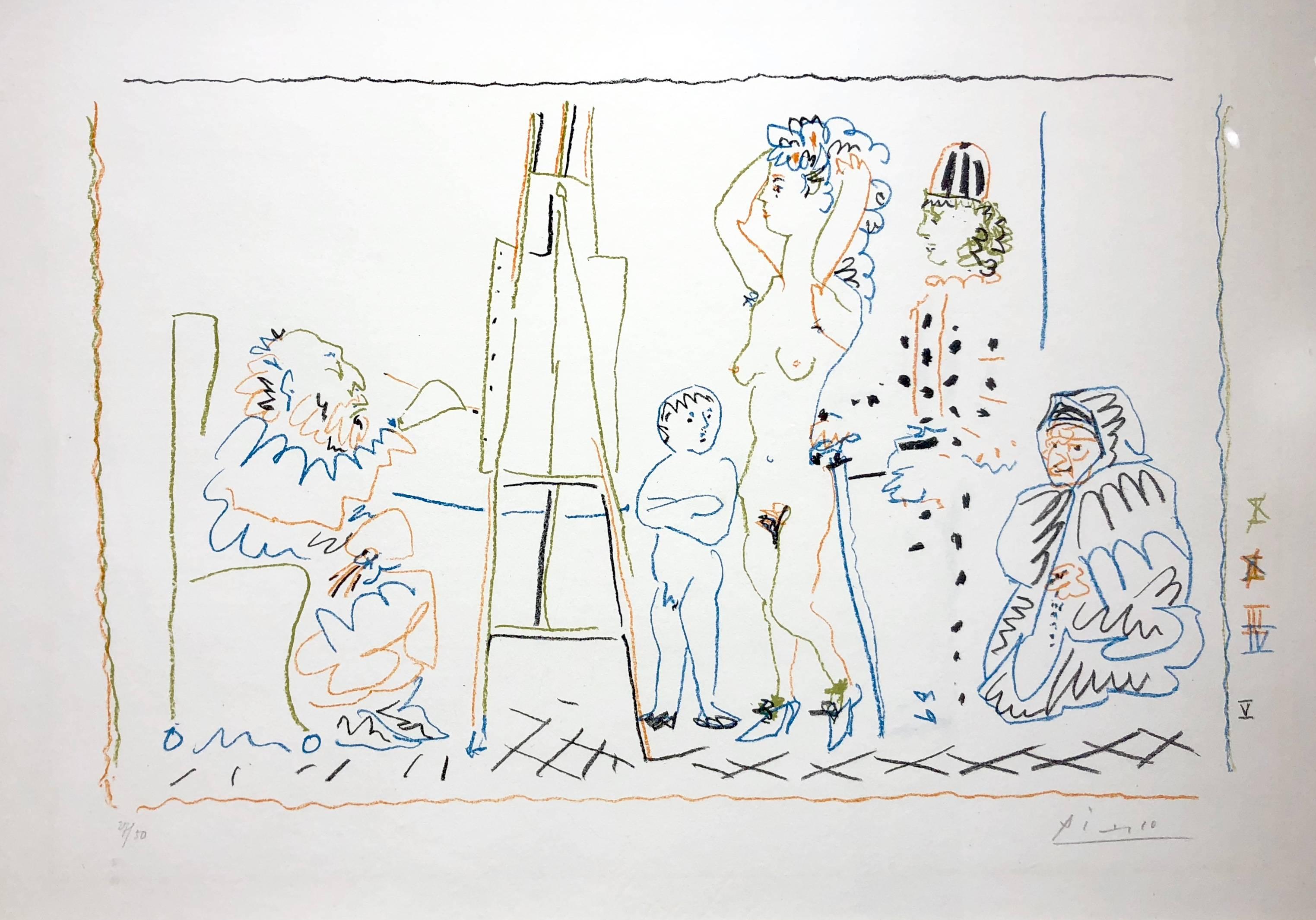 Pablo Picasso, Das Atelier des alten Malers