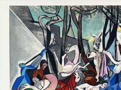 Le Bacchanale, litografia, moderna, 1957, ottimo stato