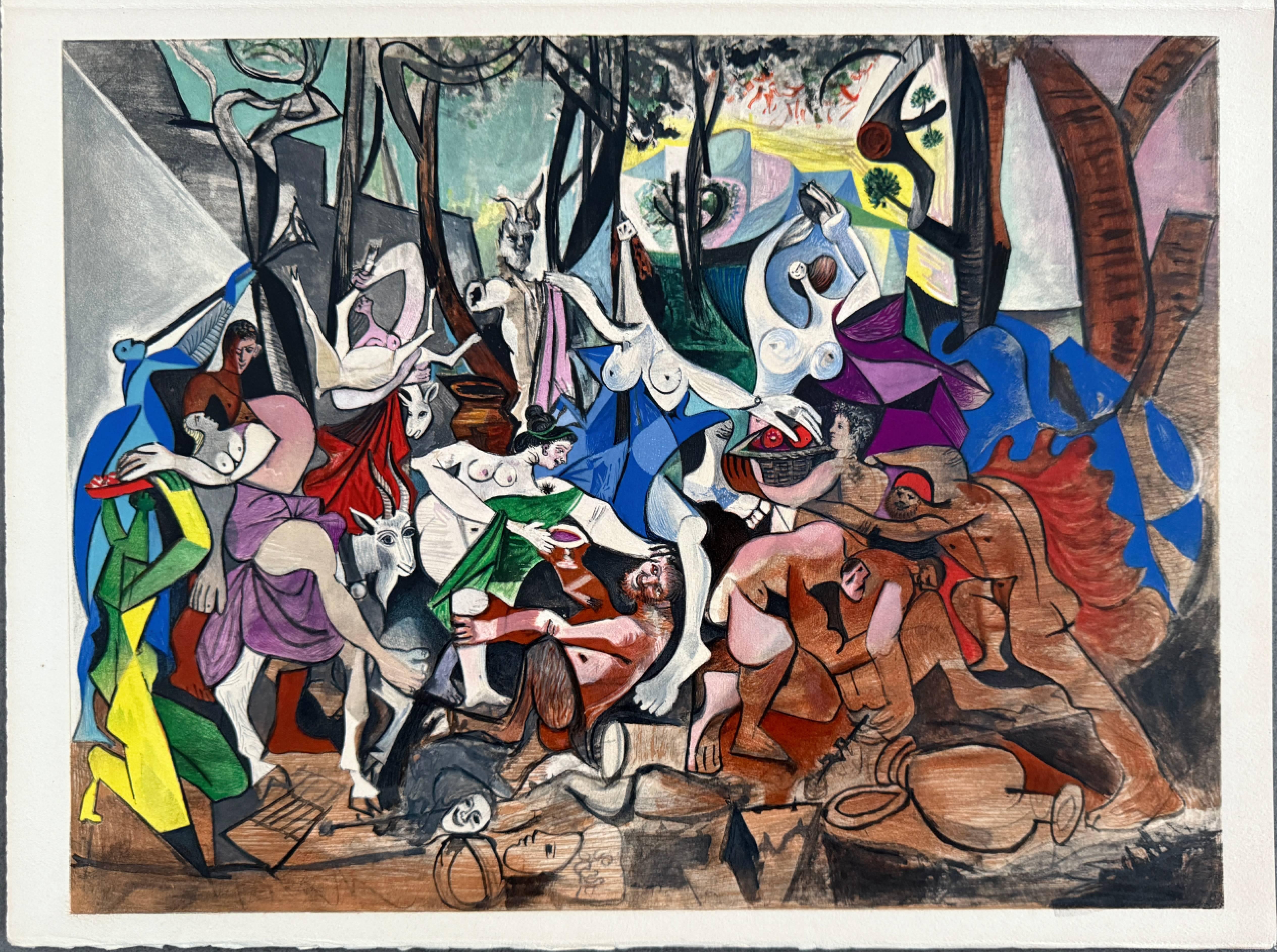 Le Bacchanale, Lithograph, Modern, 1957, Excellent