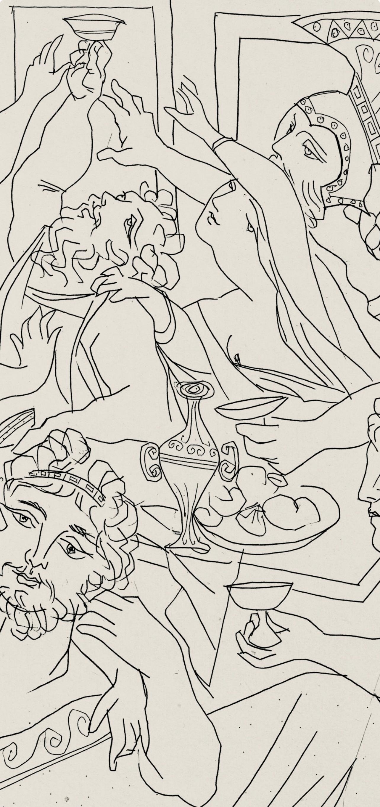 Le Banquet (Bloch 267-272; Cramer 24), Lysistrata, Pablo Picasso For Sale 2