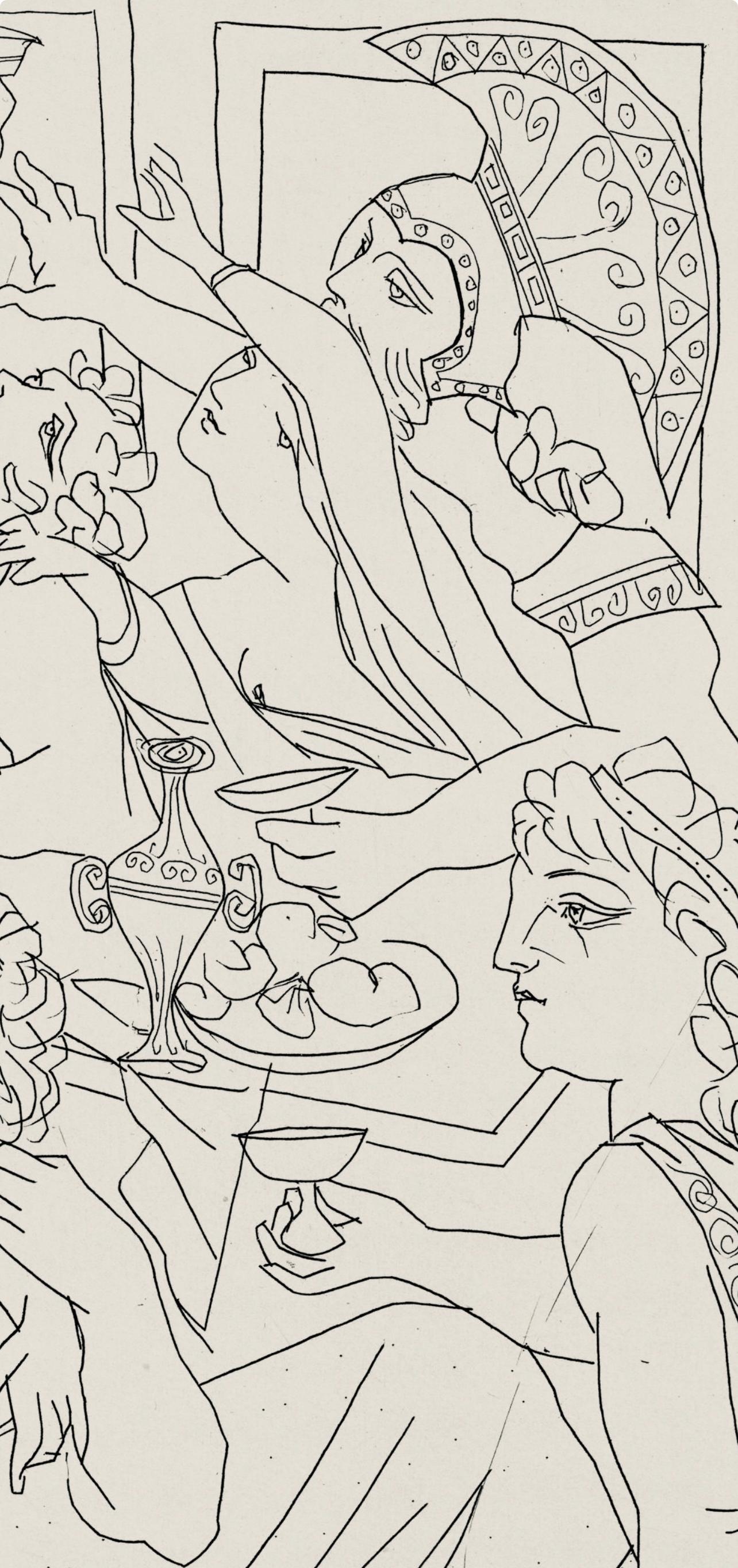 Le Banquet (Bloch 267-272; Cramer 24), Lysistrata, Pablo Picasso For Sale 3