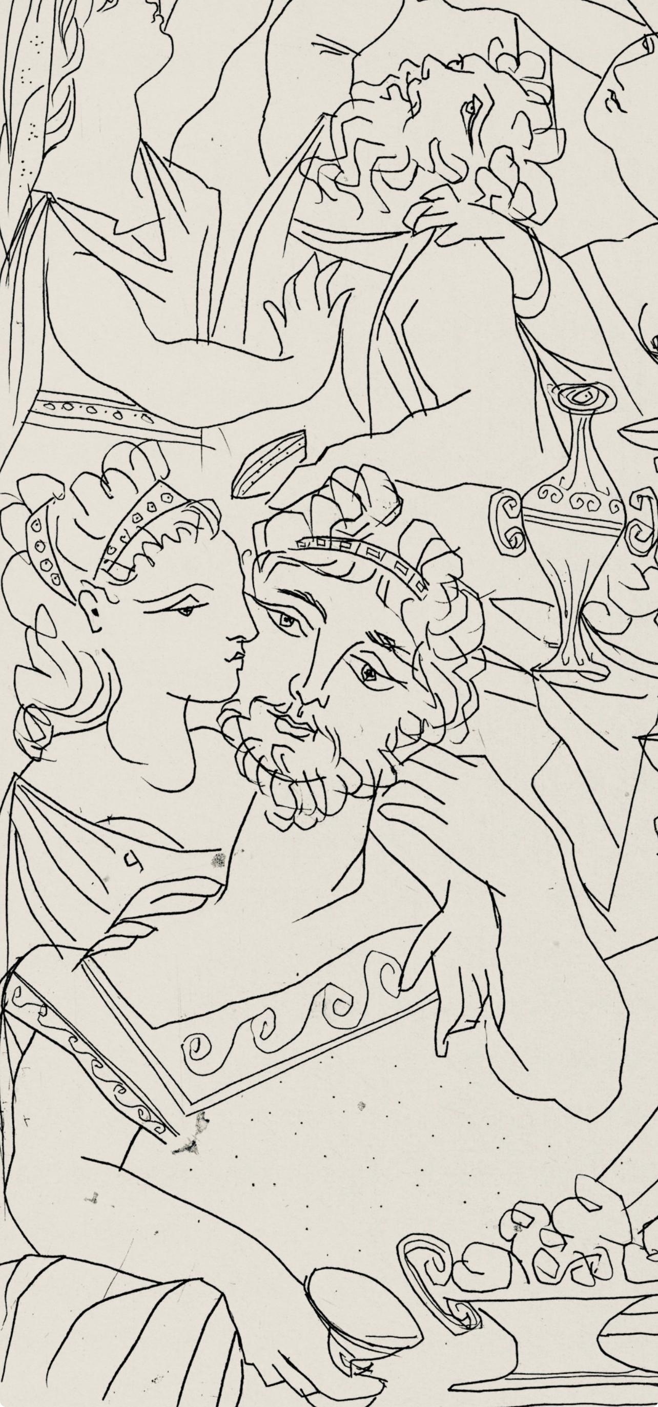 Le Banquet (Bloch 267-272; Cramer 24), Lysistrata, Pablo Picasso For Sale 4