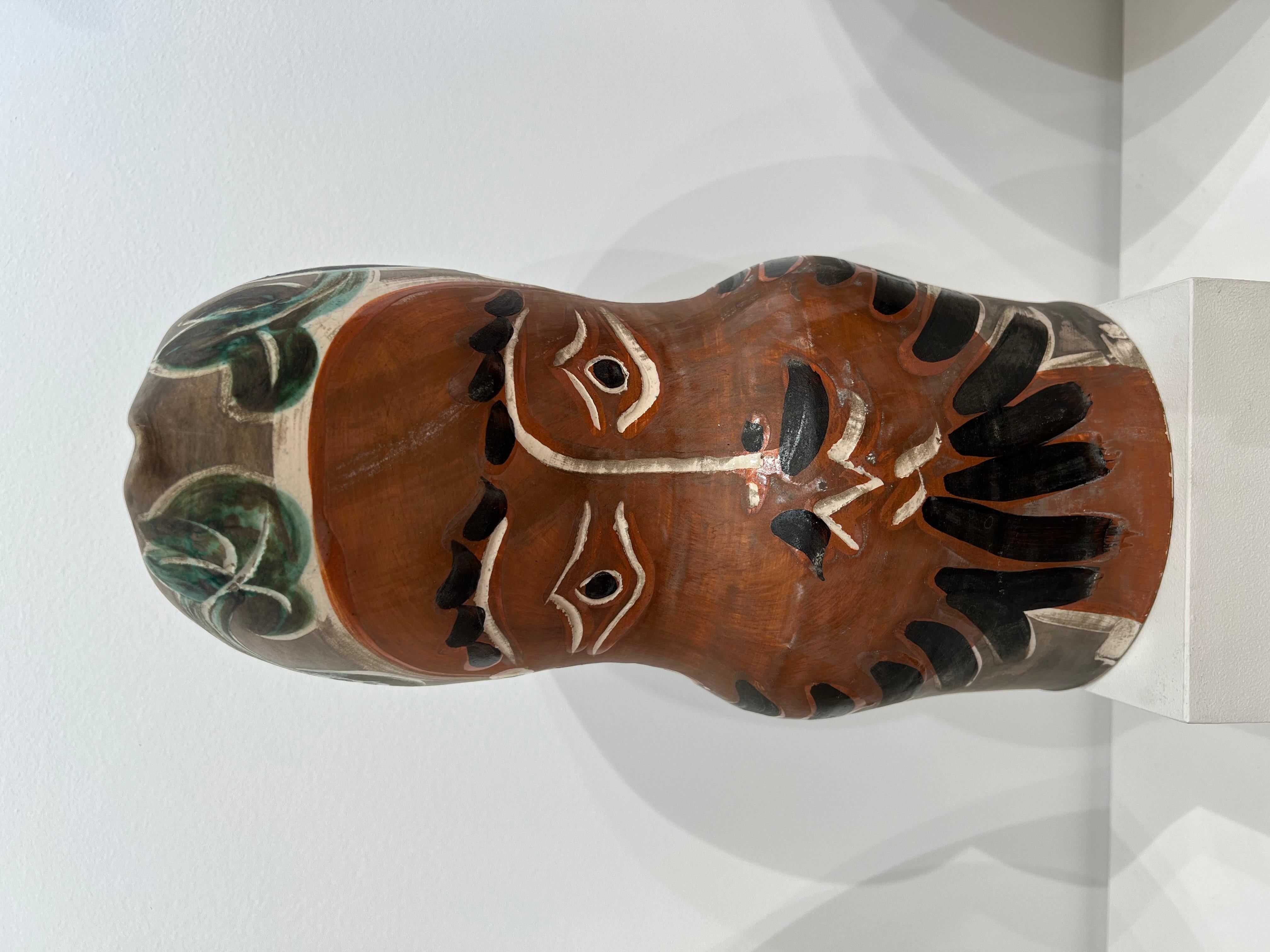 Le barbu (A.R. 217), Pablo Picasso, Diseño, Cerámica, Madoura en venta 1
