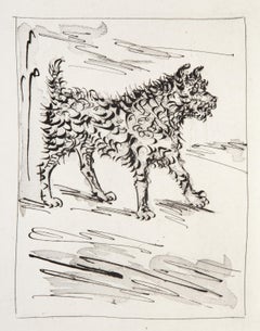 Le Chien, Etching by Pablo Picasso