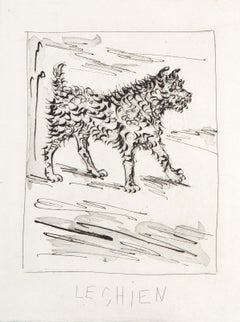 Le Chien, gravure de Pablo Picasso