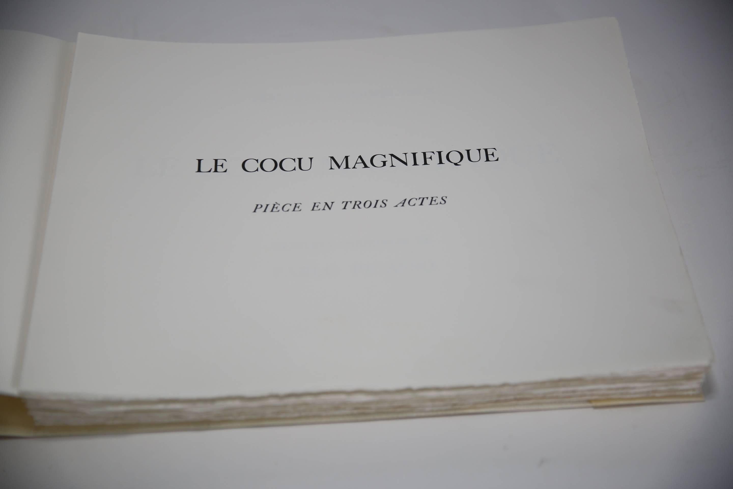 Le Cocu Magnifique -- complete illustrated book with 12 original etchings For Sale 2