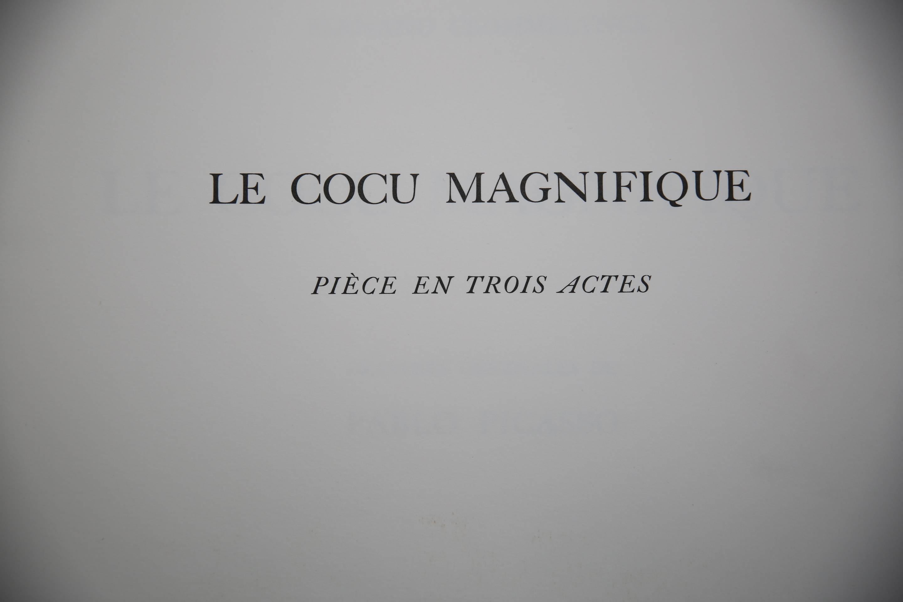 Le Cocu Magnifique -- complete illustrated book with 12 original etchings For Sale 3