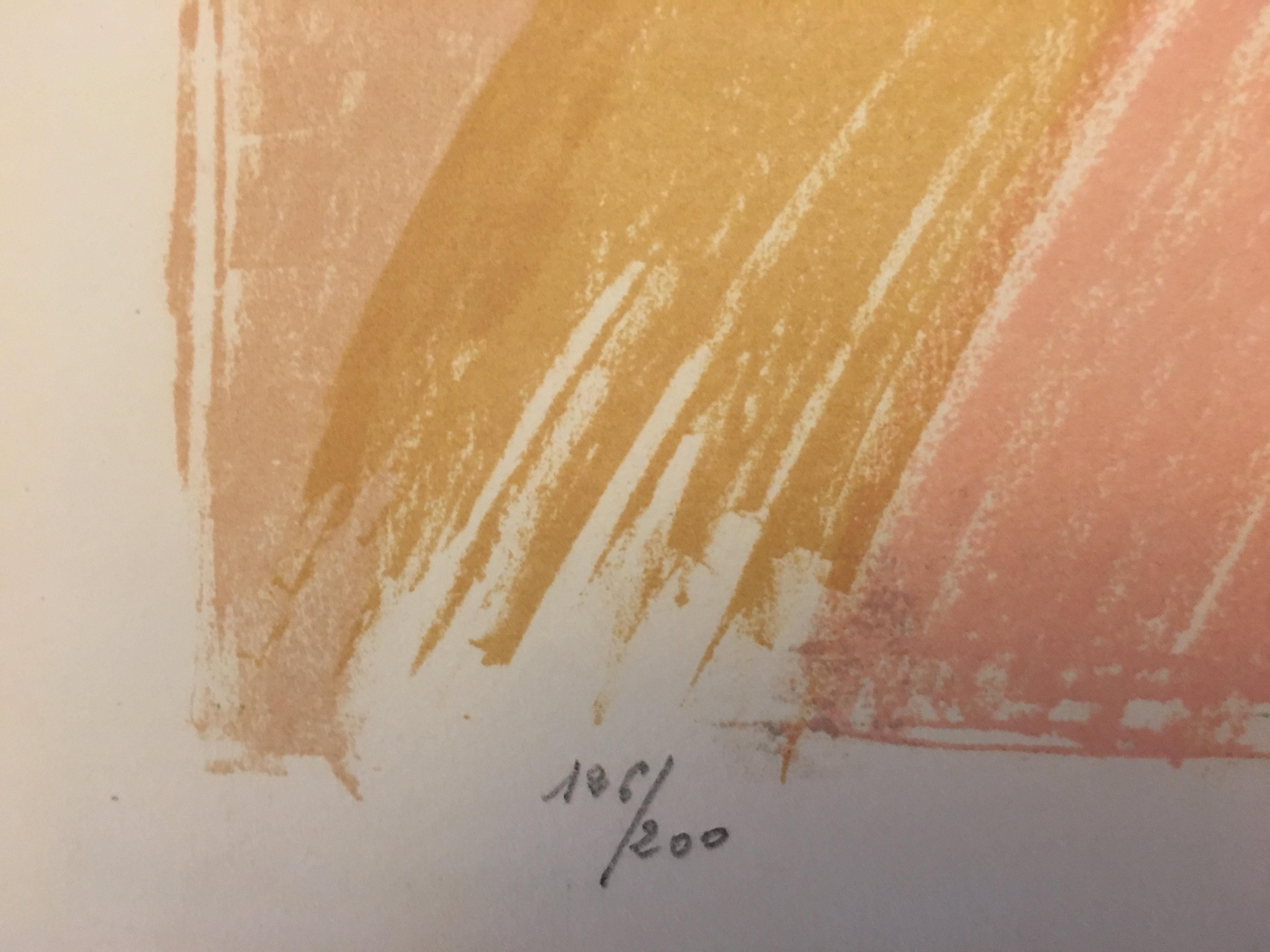 lithograph printed on Arches watermarked paper that is hand signed and numbered; plate signed and dated.
Edition 186 of 200

Catalog Raisonne: Bloch 712; Mourlot 214