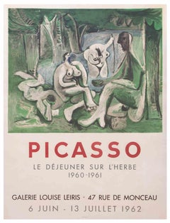 Le Dejeuner sur L'Herbe - Póster Vintage (after) Pablo Picasso - 1962