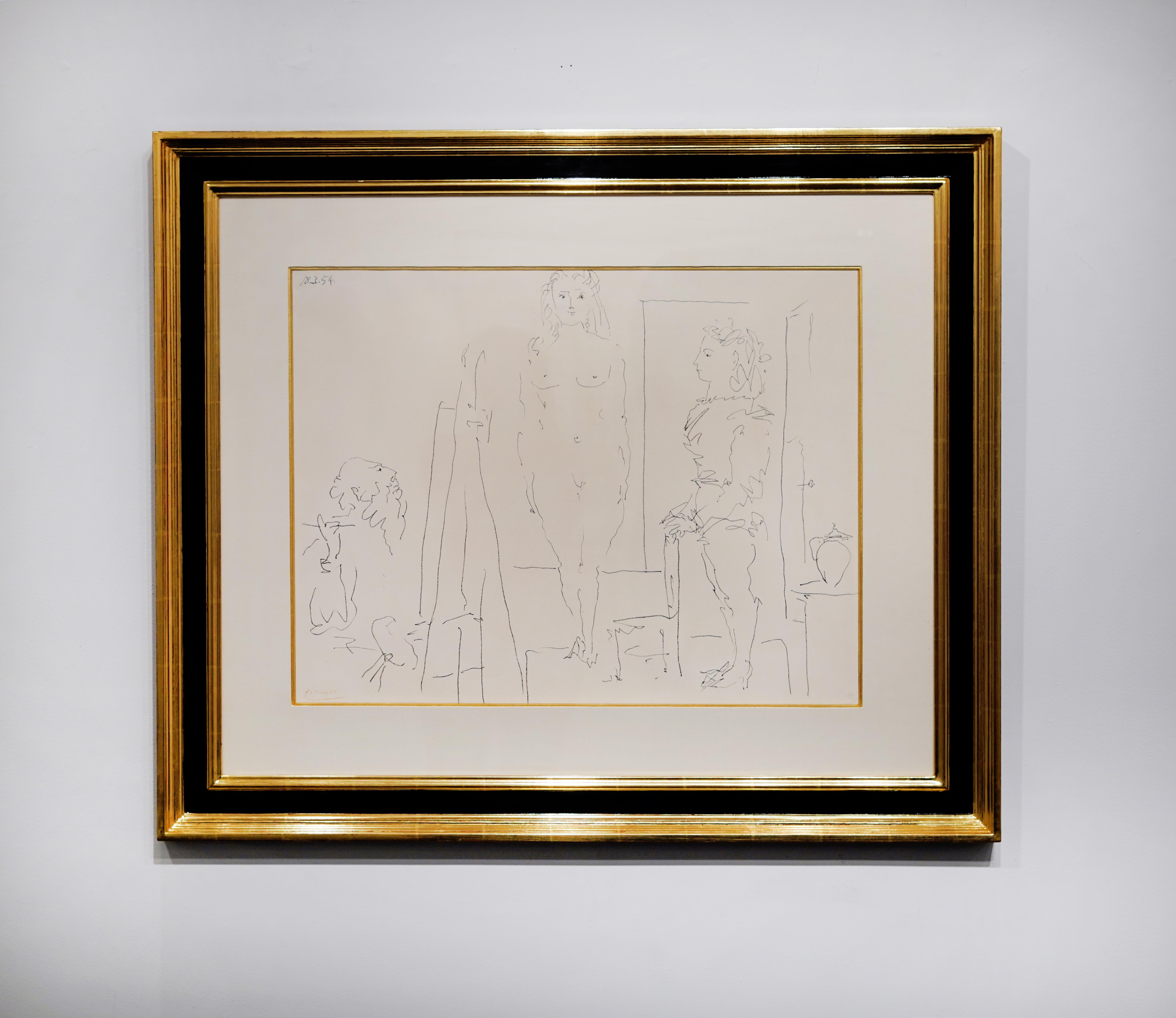 Le Deux Modeles - Moderne Print par Pablo Picasso