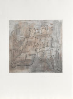 Le Entretien, Cubist Lithograph after Pablo Picasso