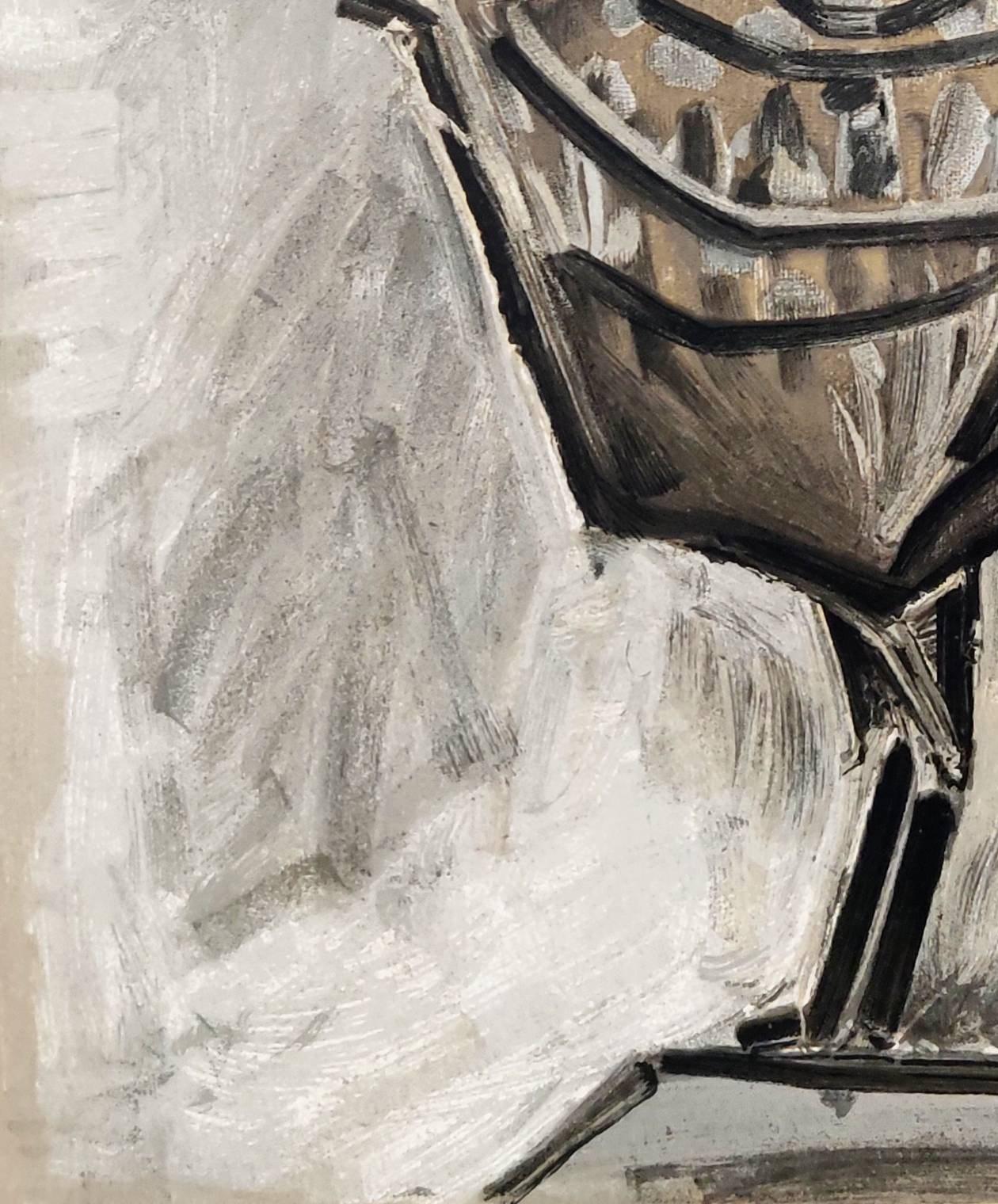 Le Hibou - Gray Figurative Print by Pablo Picasso