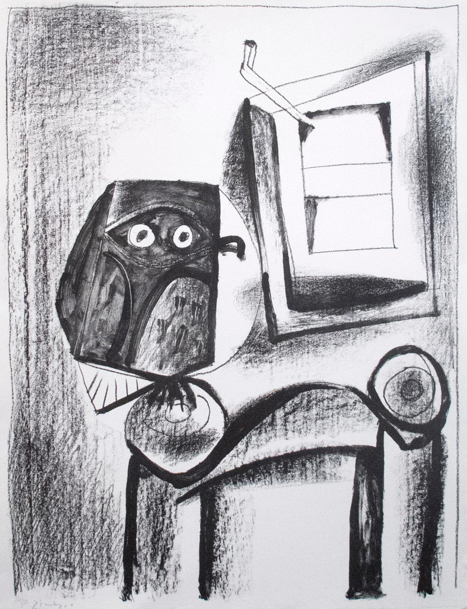 Pablo Picasso Animal Print - Le Hibou Noir (The Black Owl)