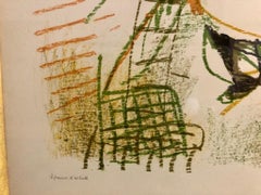 Le Peintre et son Modèle, Pablo Picasso Signed Lithograph in Colors