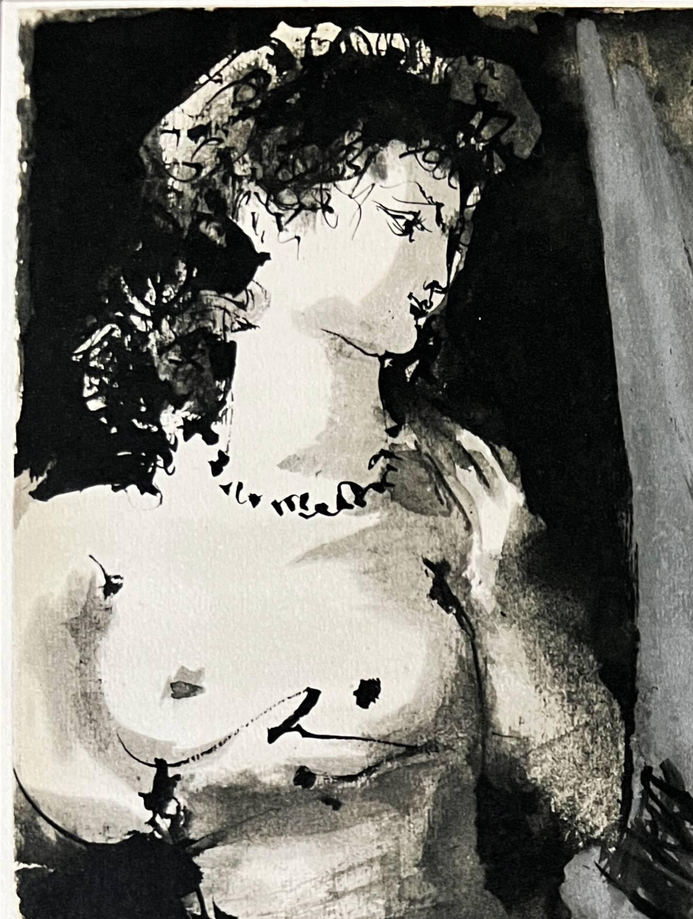 Der Pianist und sein Modell II – Print von Pablo Picasso