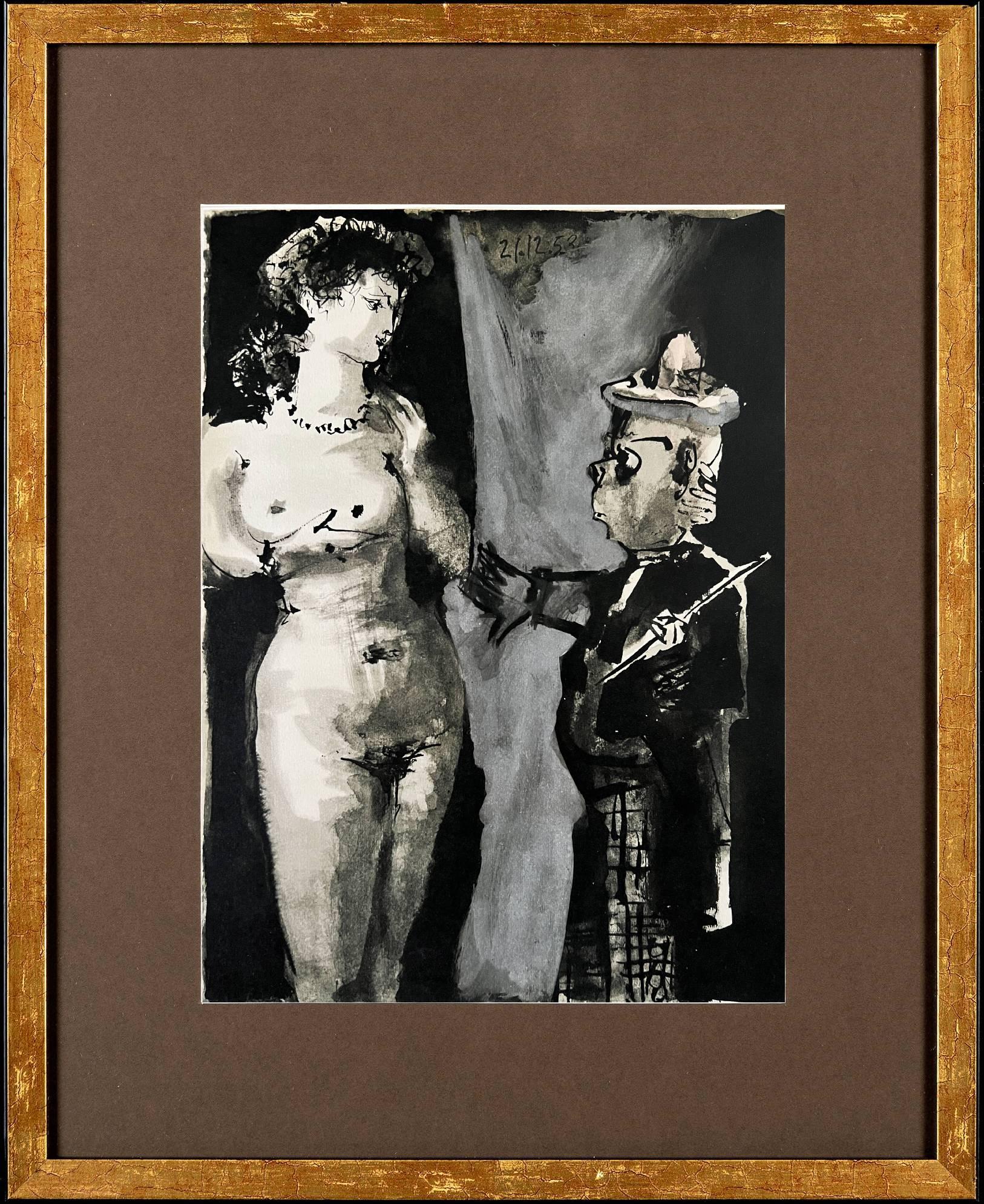 Figurative Print di Pablo Picasso - Il pittore e il suo modello II