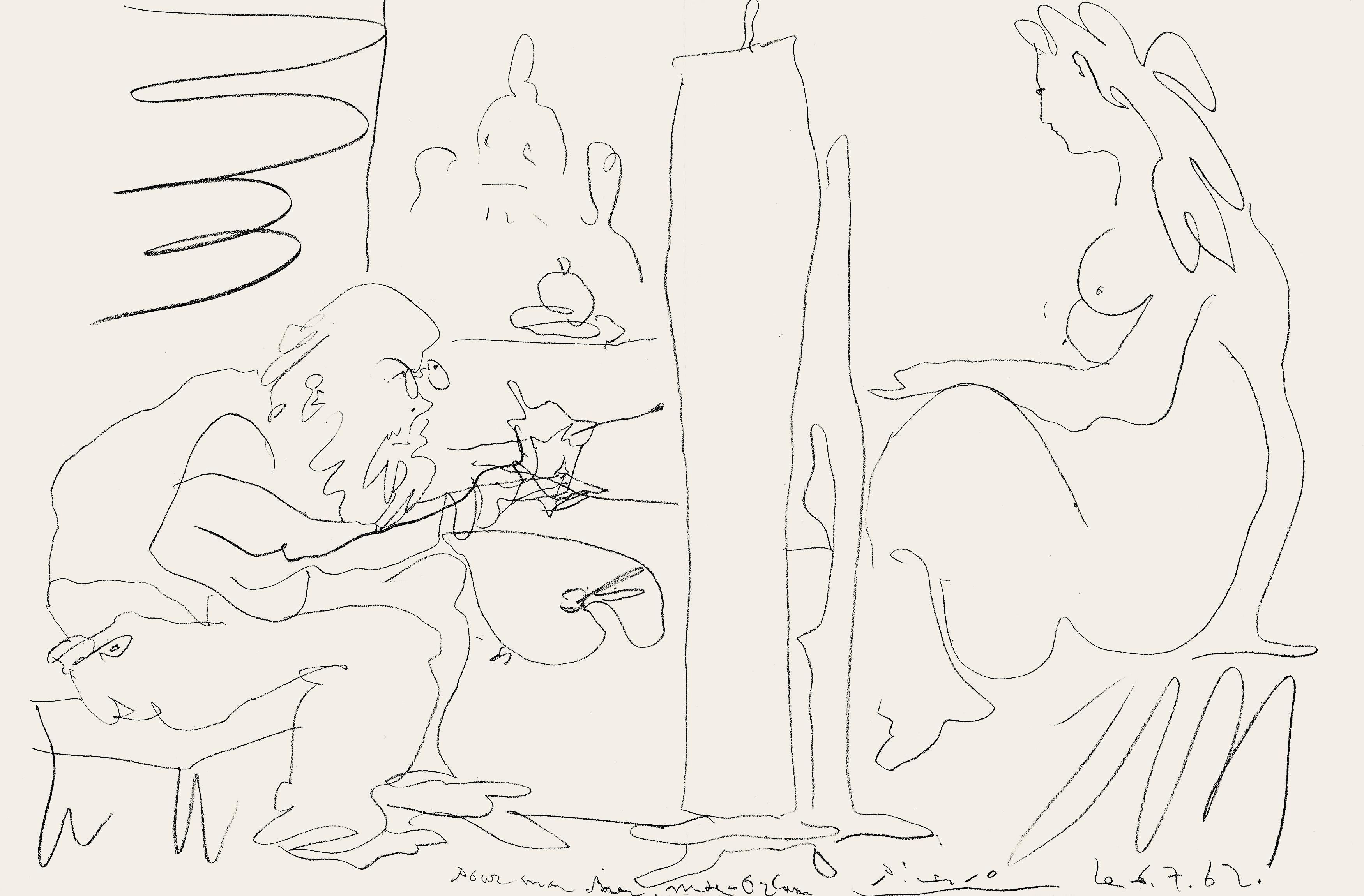 Pablo Picasso - Diurnes : Birdman - Original Collotype and Stencil ...