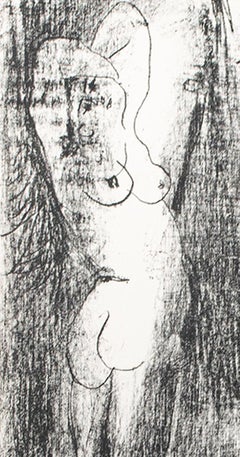 "Le peintre et son modèle (The Painter and his Model)" Original Lithograph