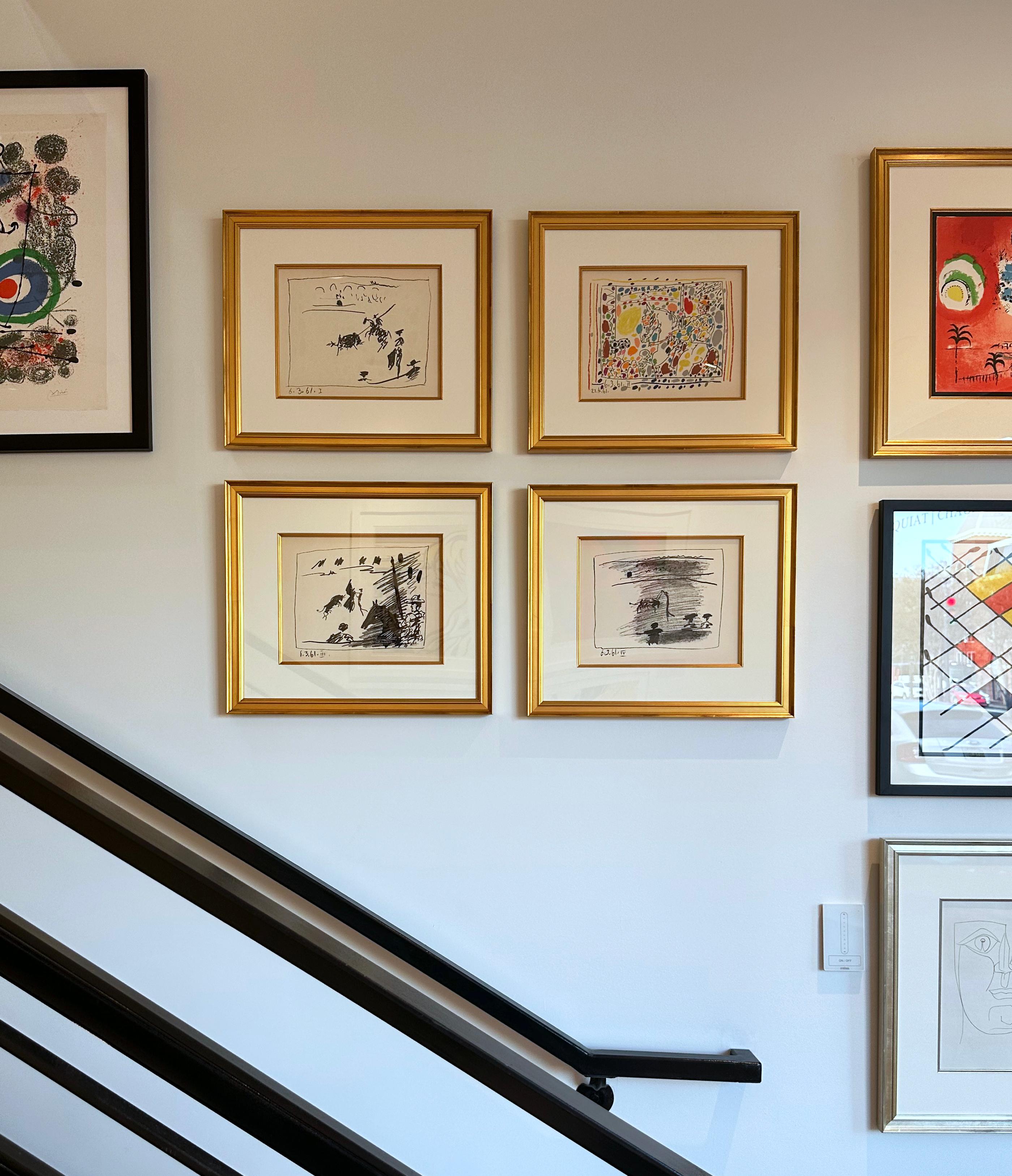 Le Picador (II), de A Los Toros avec Picasso - Abstrait Print par Pablo Picasso