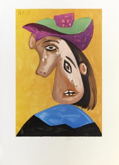 Le Pleureuse, Cubist Lithograph after Pablo Picasso