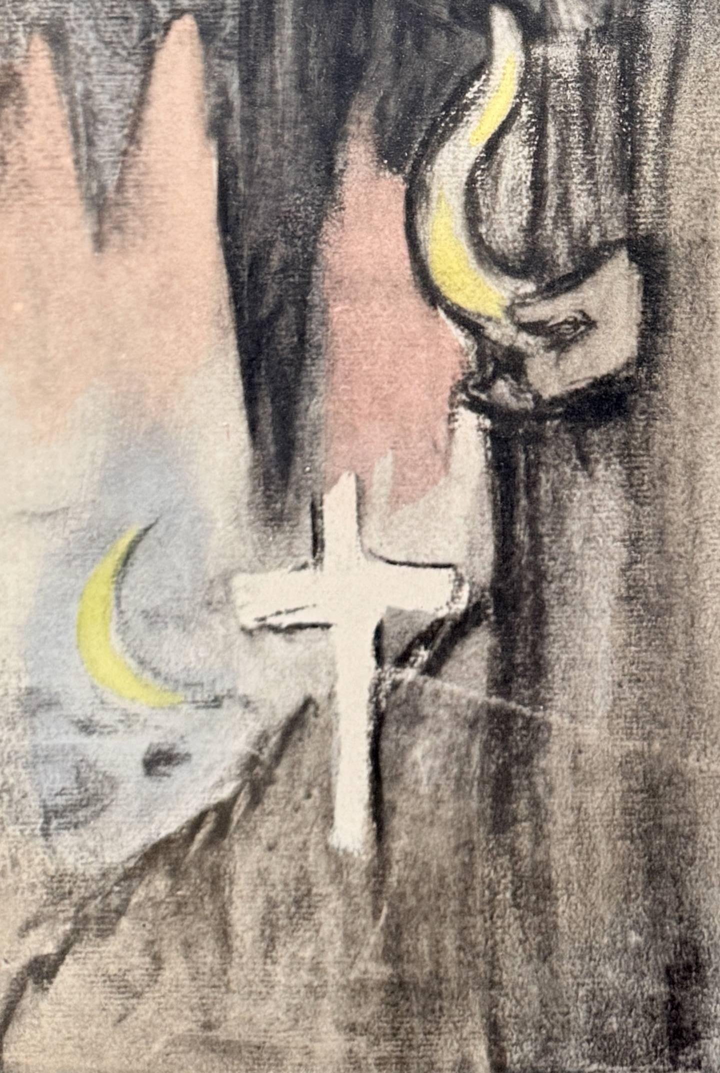 Le Poete Decadent - Gray Figurative Print by Pablo Picasso