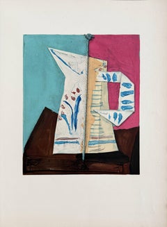 «Le Pot», litografía, moderna, 1957, en excelente estado